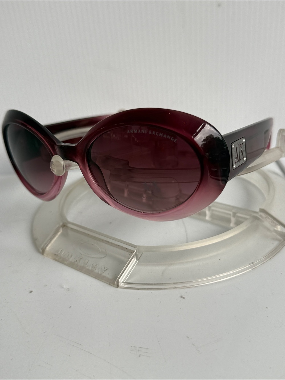 NEW ARMANI EXCHANGE AX107/S Translucent Purple Ombre Sunglasses NEW WITHOUT TAGS